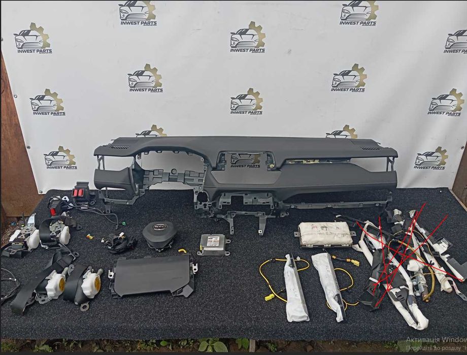 Toyota rav 4 Rav4 Airbag Торпеда Консоль подушка Ремні 19-23