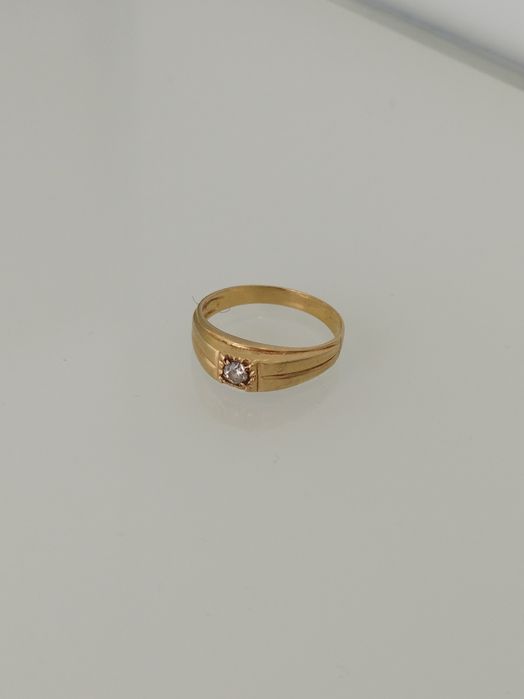 Anel em ouro de 19,2kt