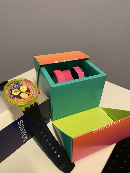 SWATCH Neon SB06J100 - unikatowy, stylowy, kultowy