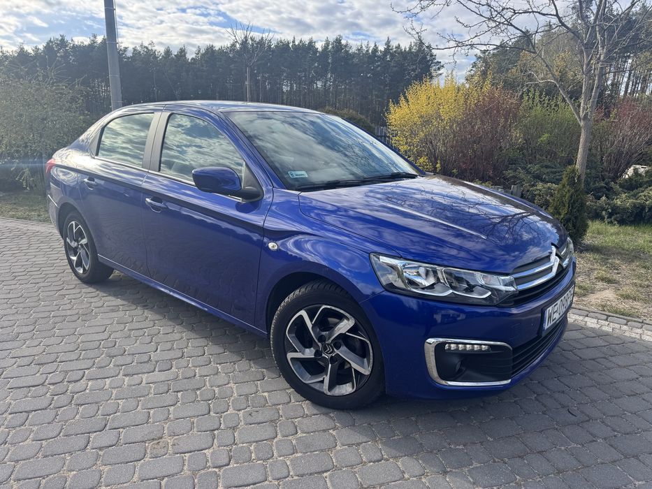 Citroen c-elysee 2017r. 1.6b ledy/alu lekko uszkodz.