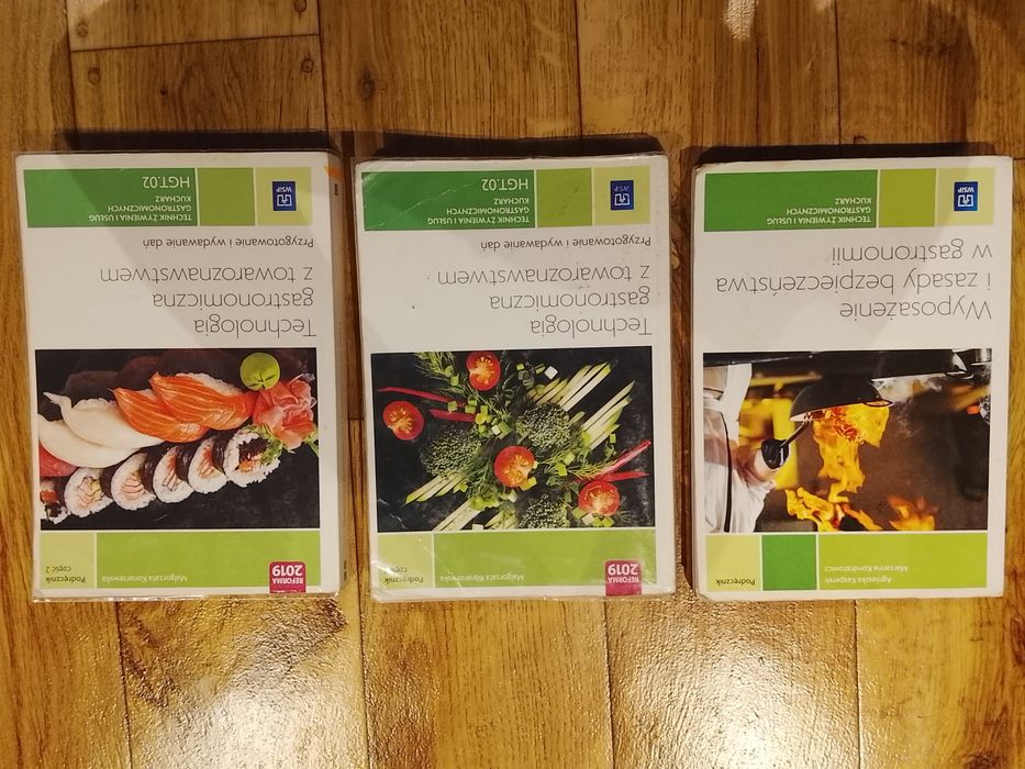 Zestaw Gastronomia Technik Żywienia HGT.02 WSiP (Technologia cz. 1 i 2 + Wyposażenie)