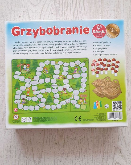 Gra Planszowa Grzybobranie Kukuryku Nowa