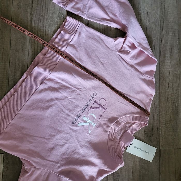 Bluza Calvin Klein Broadway Pink oversize S-L