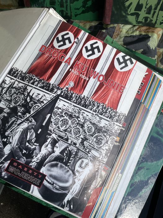 107 numerów Gazety wojenne zestaw gazet w segregatorach