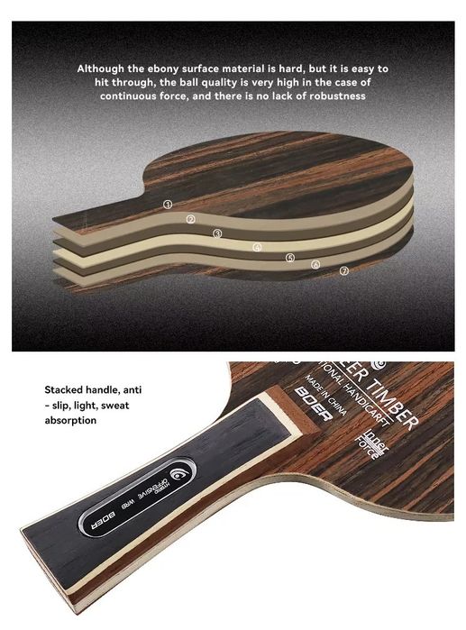 Сборная ракетка для настольного тенниса, cybershape