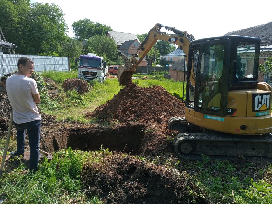 Ручне,та механічне копання траншей,катлаванів, вигрібних ям ,погребів.