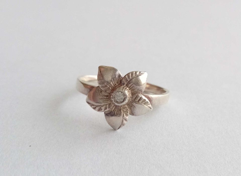 Вінтажний Перстень кільце "Квітка" Срібло 925 проба
