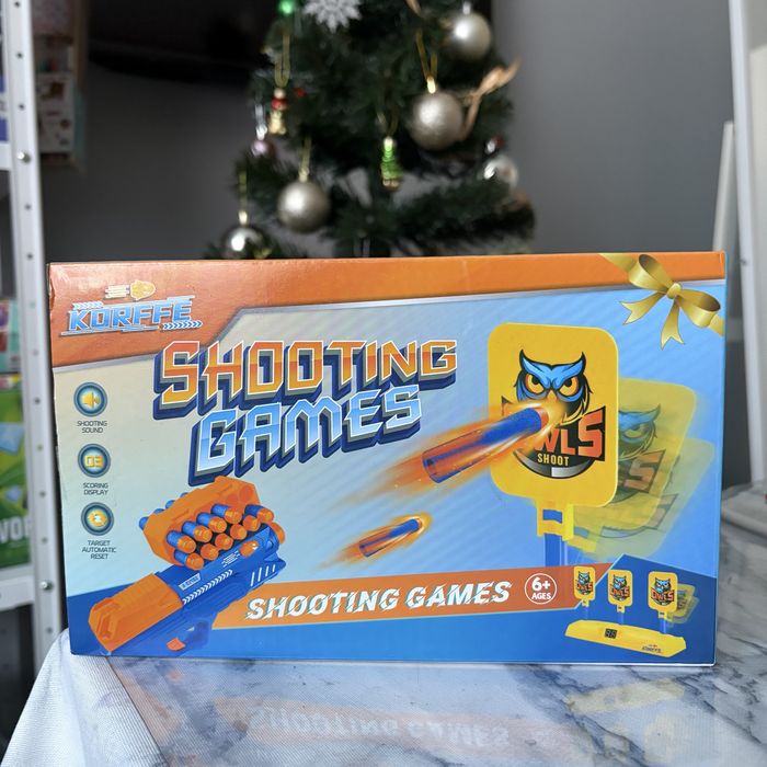 Електрична мішень для стрільби з підрахунком очок та мʼякими набоями