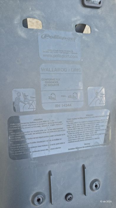 Fotelik rowerowy Wallaro