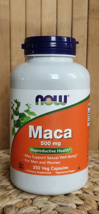 Maca 500mg kapsułki NOW