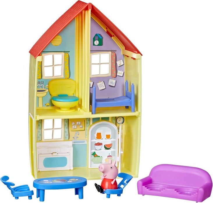 Ігровий набір будиночок Пеппи з меблями фігурка Peppa Pig F2167 дом