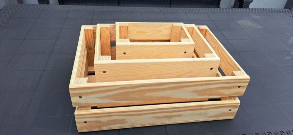 Skrzynki skrzynka sosnowa