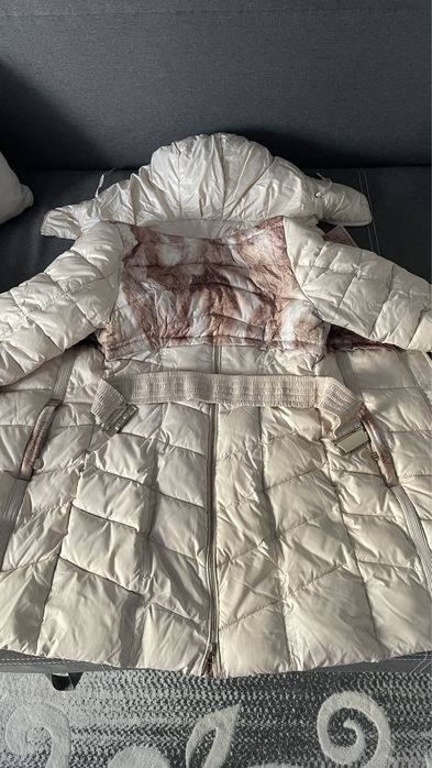 Пальто/пуховик зимовий з натуральним хутром