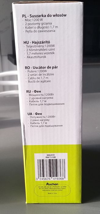 Suszarka do włosów Selectline