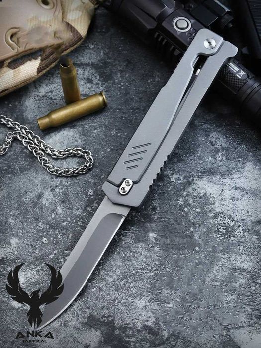 Składany nóż scyzoryk grawitacyjny Taktyczny OTF front INNOWACYJNY F77