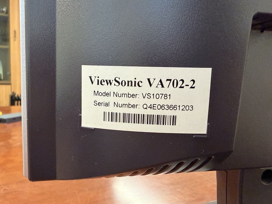 Монітор ViewSonic VA702 17” LCD VGA, робочий стан
