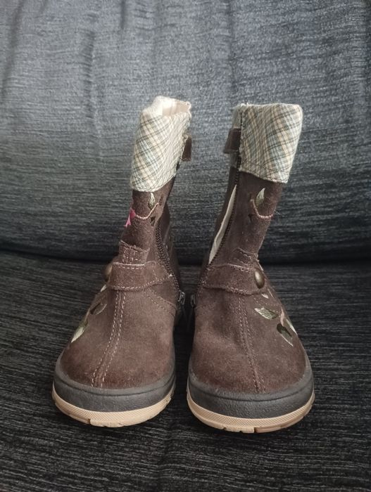 Botas menina castanho Chicco 21