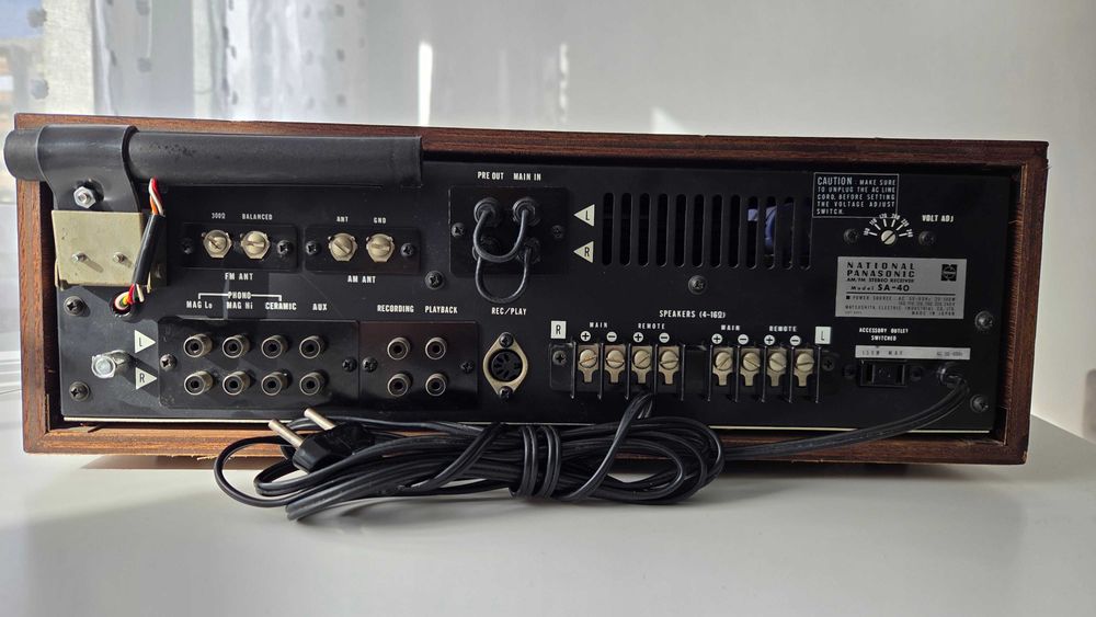 National Panasonic SA-40 Unikatowy Amplituner Vintage (1969-73)