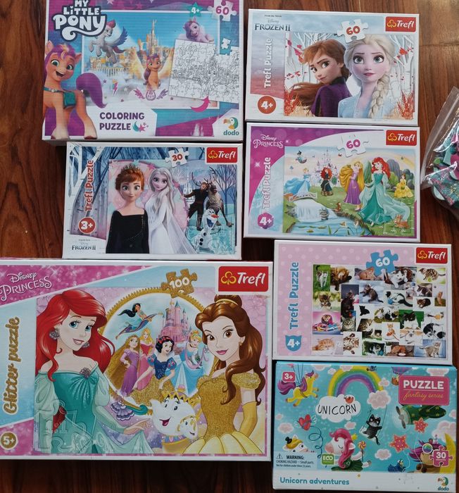 Пазли для дівчинки. Стан ілеал.
