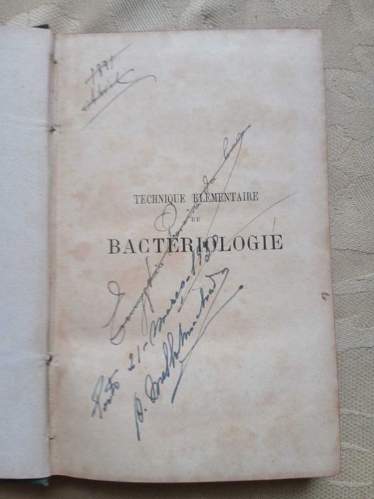 Salomonsen, Téchnique Elementaire de Bactereologie 1891