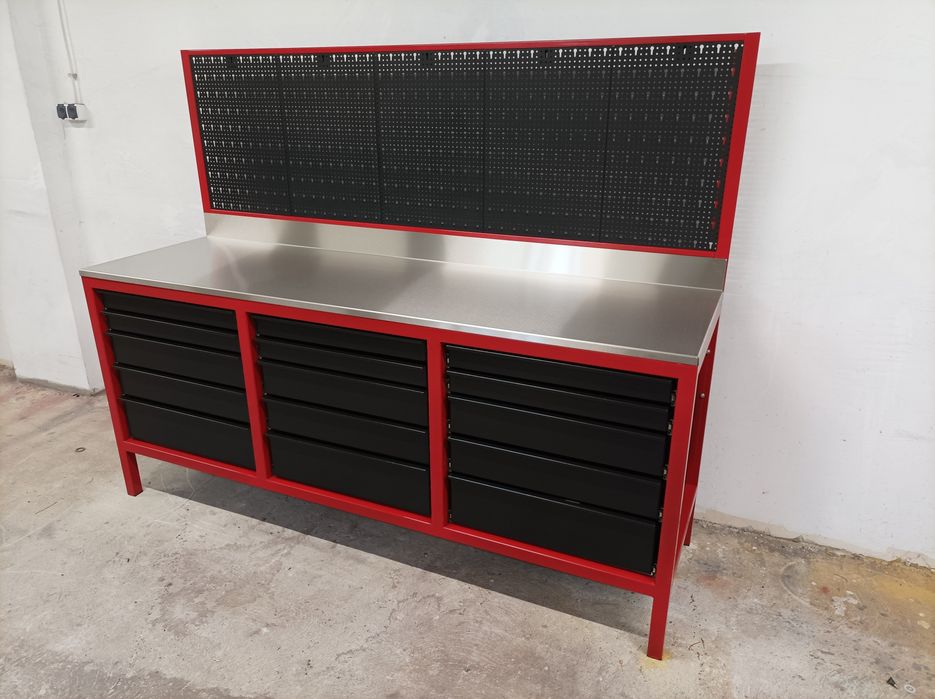 Stół warsztatowy metalowy 200x60 wys 90 solidny super jakość