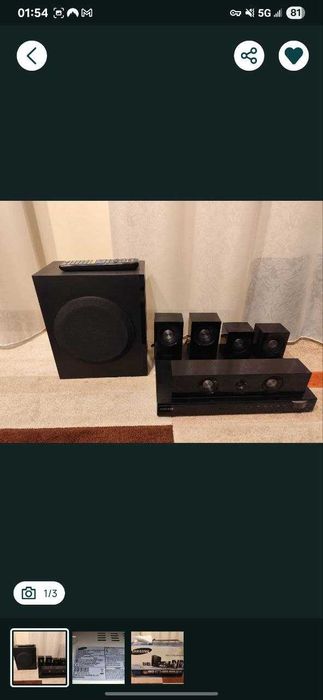 Samsung HT-C450/EDC kino domowe 5.1 / DVD / 500 W / HDMI / USB+Pilot