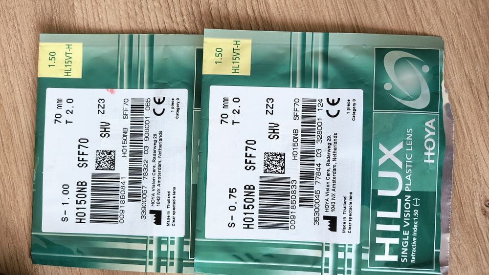 Okulary korekcyjne Menrad + szkła Hoya