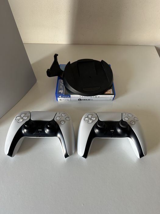 PlayStation 5 Fat 1TB (Mídia Física) | 2 Comandos | Suporte + 2 Jogos | Completo