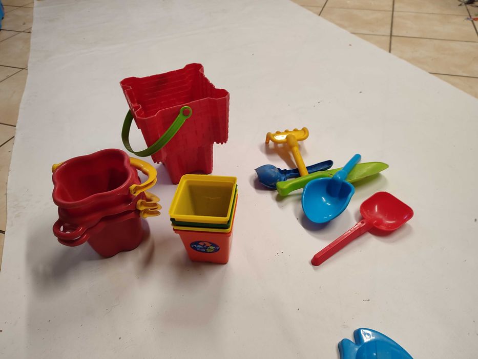 Zestaw, zabawki do piaskownicy