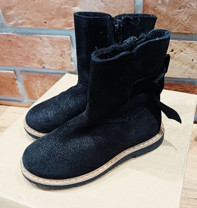 Kozaki skórzane Friboo, rozmiar 26