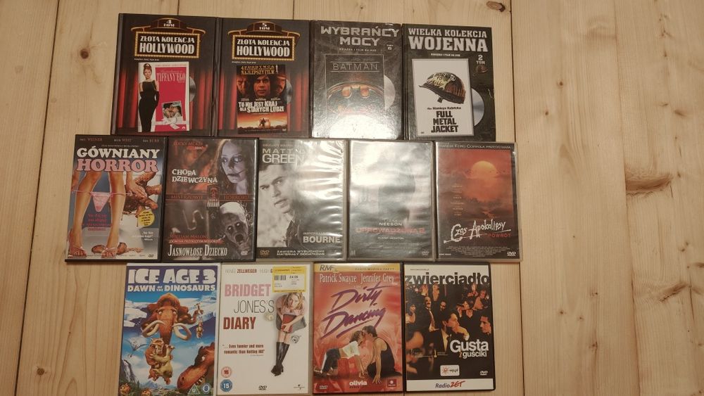 Kolekcja filmów DVD