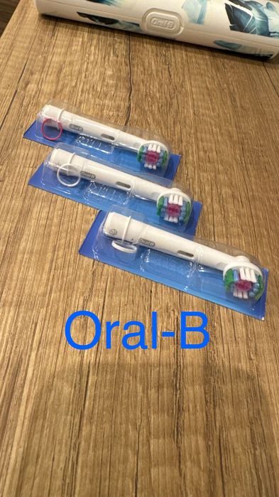 Końcówki do szczoteczki elektrycznej oral-b 3 D white oryginalne 3 szt
