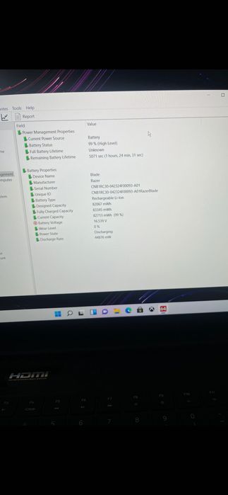 Игровий ноутбук/RAZER Blade 17.3" IPS 360Hz i7-12800H 16GB RAM 1TB SSD GeForce RTX3070Ti