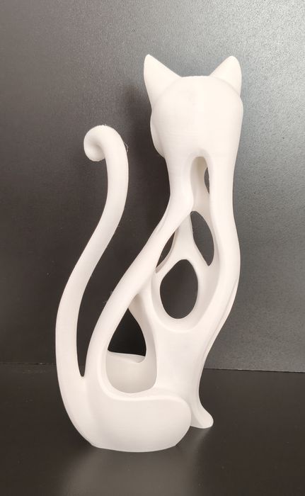 Nowoczesna Figurka KOTA 3D