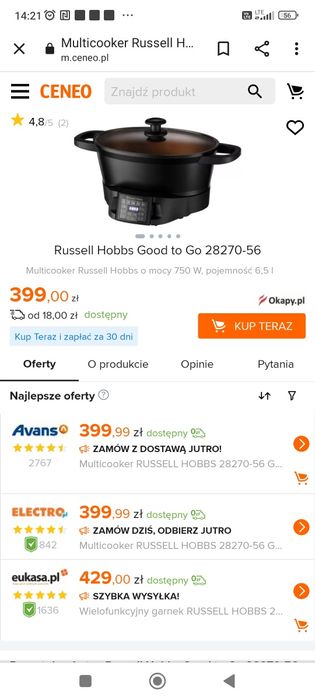 Russell hobbs 2870 multicooker