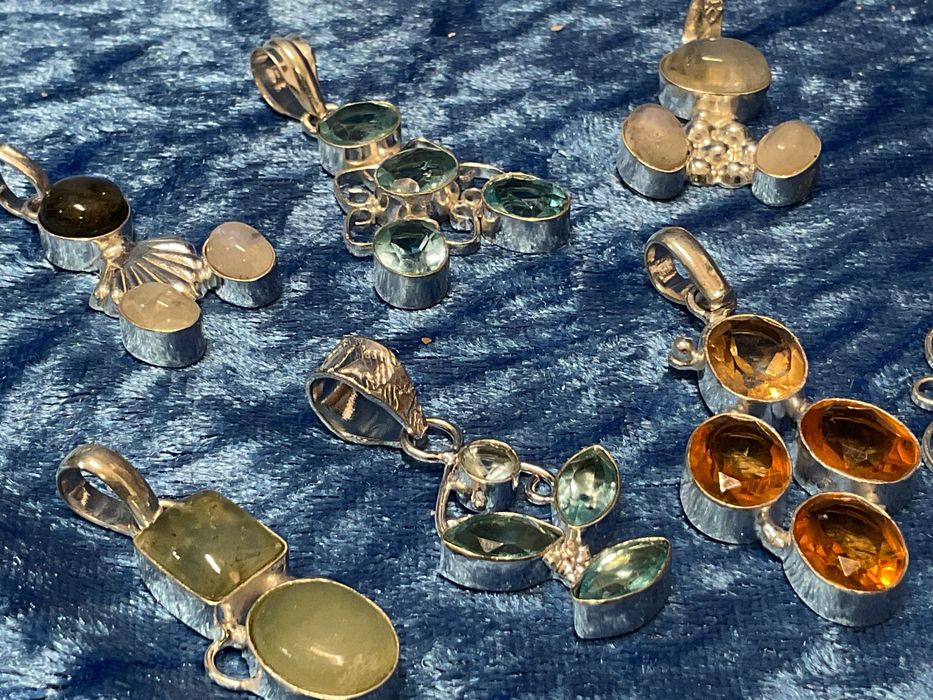 Pendentes prata média 4/5 cm