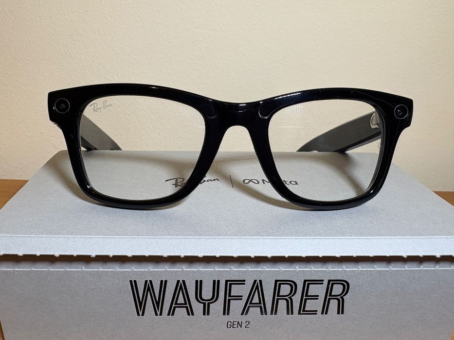 Gen 2 Ray-Ban Meta RW4012 Wayfarer fotochromowe zielone