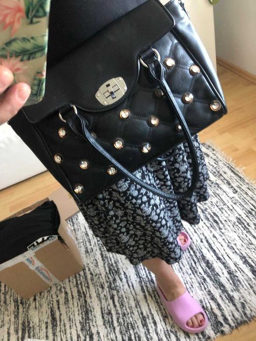Torebka damska z kryształami