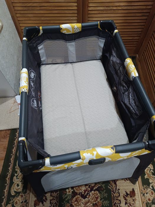 Ліжечко манеж+гойдалка