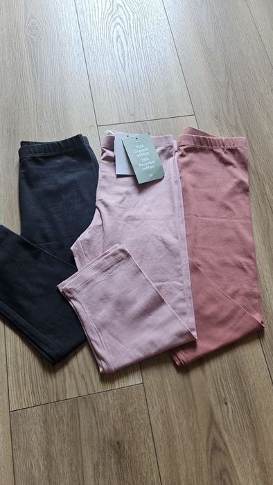 Legginsy h&m rozmiar 140 nowe rybaczki