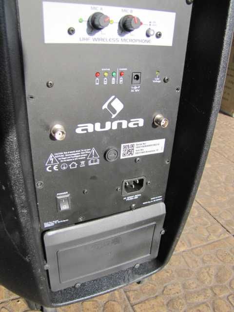 Głośnik aktywny 1000W kolumna przenośny BT mikrofony Auna streetstar15