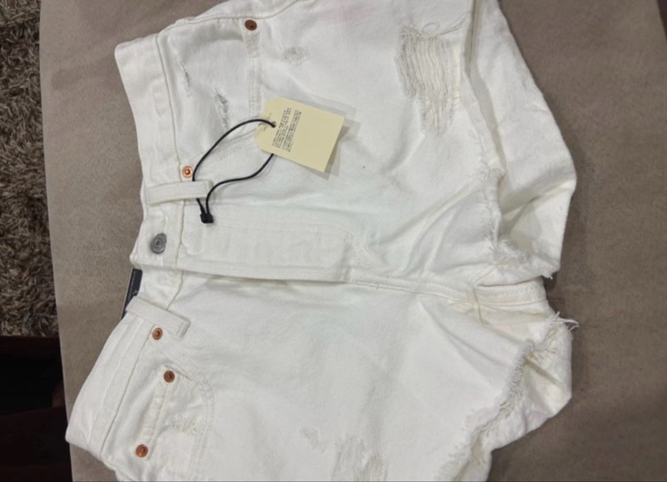 calçao levis 501 branco