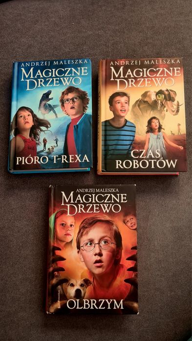 Magiczne drzewo 3 szt. Pióro T-Rex / Czas robotów/ Olbrzym