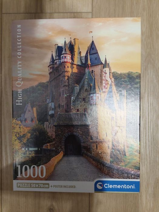 Puzzle Clementoni Zamek 1000szt. BRAK JEDNEGO PUZZLA