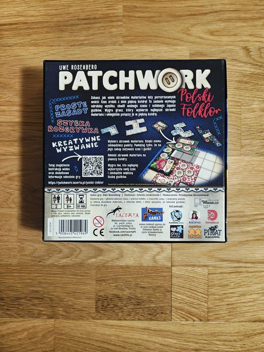 PATCHWORK: POLSKI FOLKLOR | gra planszowa | unikatowa edycja Kraków ...