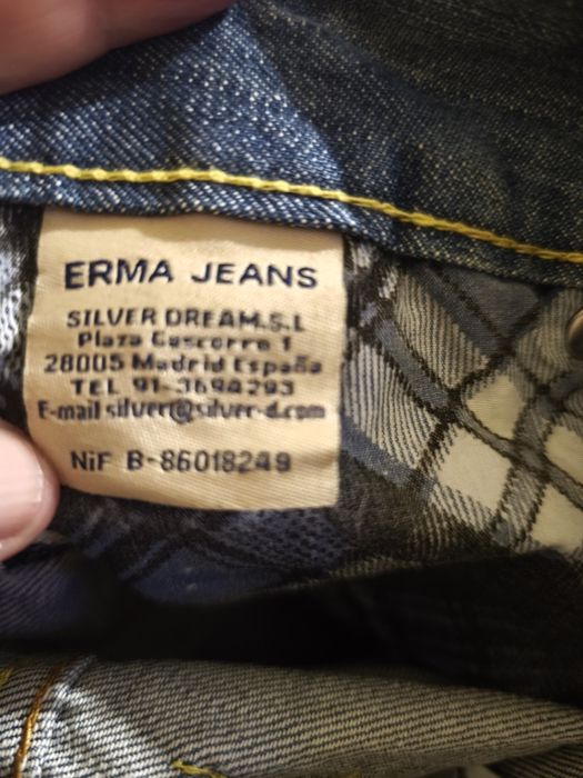 Calções de ganga azul, Silver