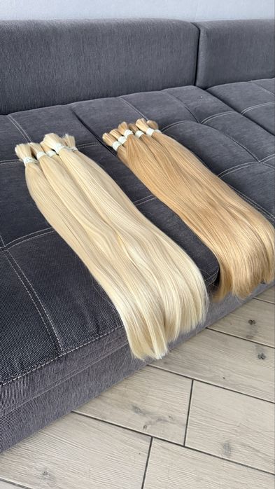 Слов’янське натуральне волосся для нарощування Преміум| Virgin hair
