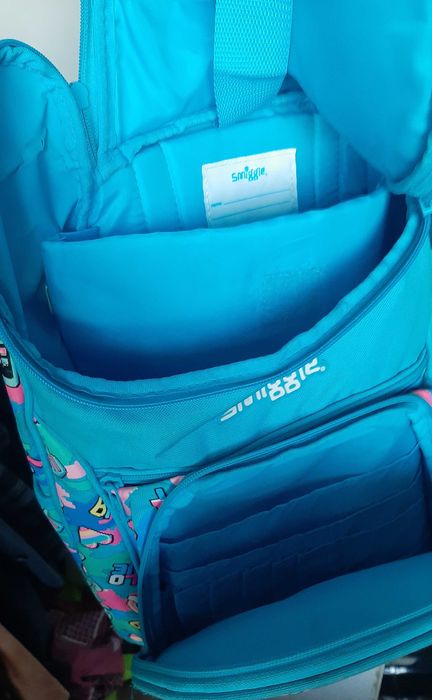 Duży plecak Smiggle backpack emoji  pełno kieszonek miejsce na laptop