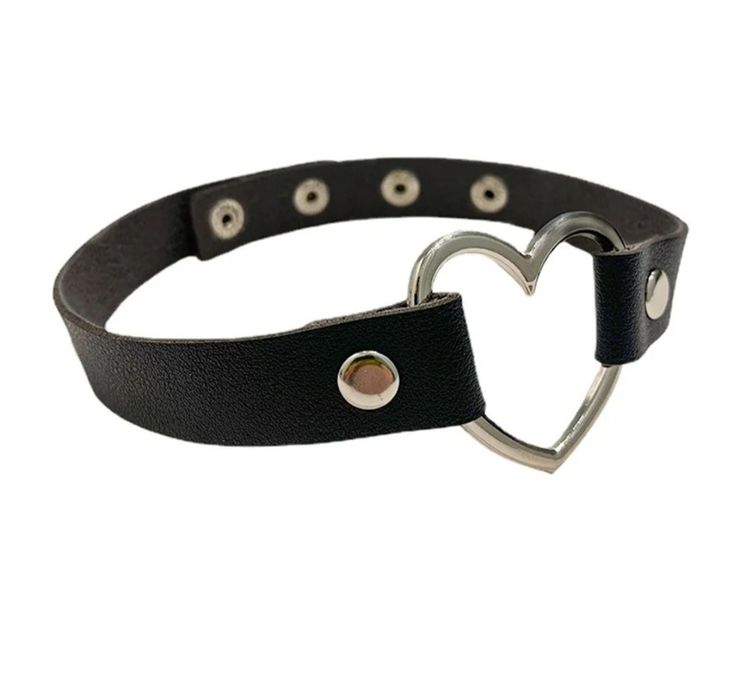 Кожаный чокер на шею ошейник с шипами