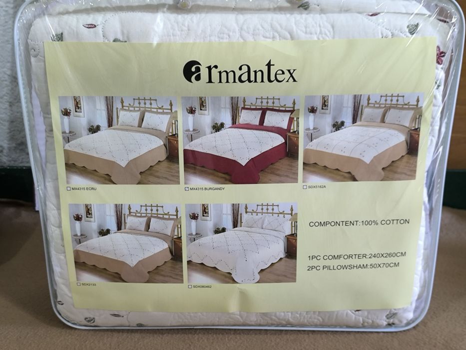Conjunto de cama da marca Armantex